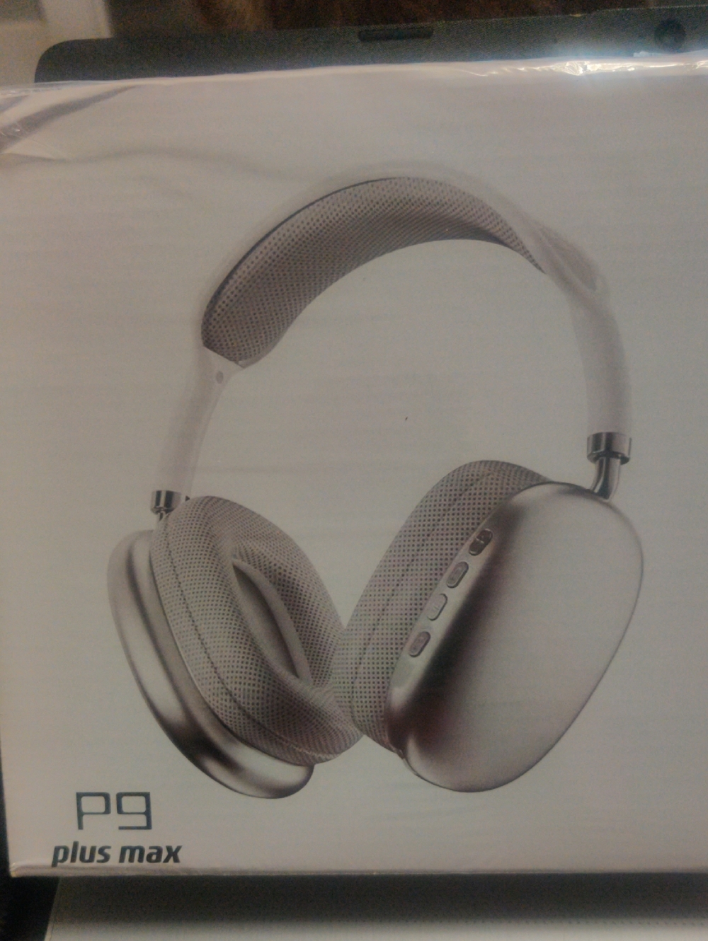 Wireless Over-Ear Headphones in Silver and Gray